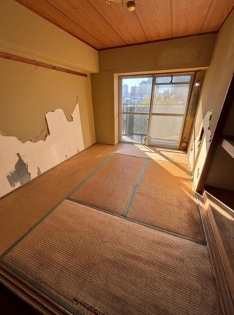 大阪市鶴見区緑、マンションの寝室画像です