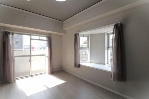 大阪市城東区中央、マンションの寝室画像です