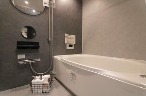 大阪市城東区中央、マンションの風呂画像です