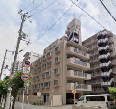 大阪市城東区中央、マンションの外観画像です