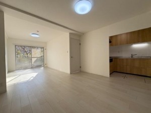 大阪市鶴見区鶴見、マンションの居間画像です