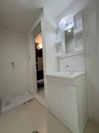 大阪市鶴見区鶴見、マンションの洗面画像です