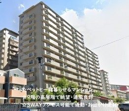 大阪市旭区新森、マンションの外観画像です