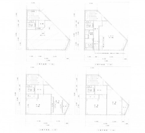 大阪市都島区都島南通、中古一戸建ての間取り画像です