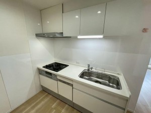 大阪市城東区鴫野西、マンションのキッチン画像です