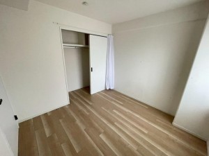 大阪市城東区鴫野西、マンションの寝室画像です