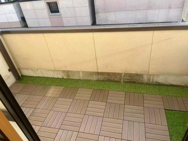 大阪市生野区中川西、中古一戸建てのバルコニー画像です