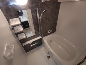 大阪市城東区関目、マンションの風呂画像です