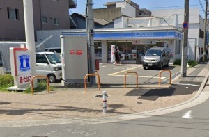 大阪市東成区深江南、マンションのコンビニ画像です