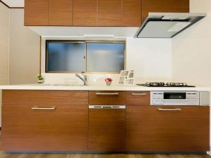 大阪市東成区大今里、中古一戸建てのキッチン画像です