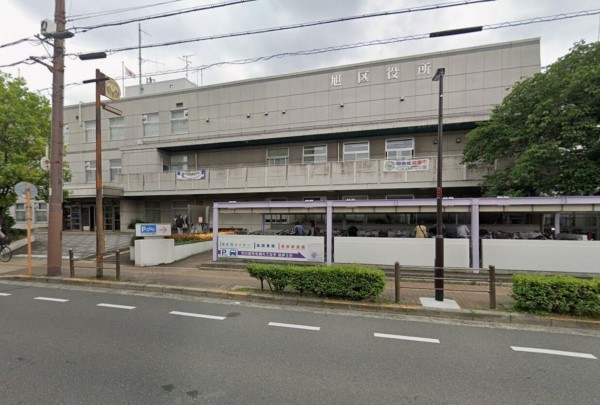 大阪市旭区高殿、マンションの役所画像です