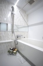 大阪市城東区中央、マンションの風呂画像です