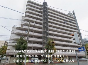 大阪市生野区新今里、マンションの外観画像です