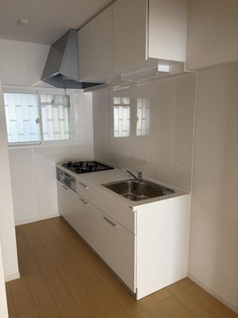 大阪市旭区新森、マンションのキッチン画像です