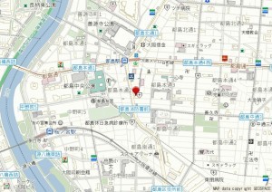 大阪市都島区都島本通、マンションの地図画像です