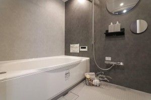 大阪市城東区関目、マンションの風呂画像です