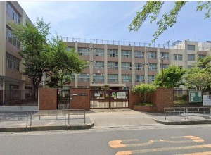 大阪市都島区友渕町、マンションの小学校画像です