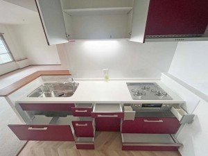 大阪市都島区友渕町、マンションのキッチン画像です