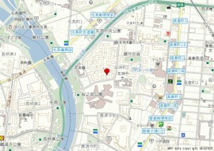 大阪市都島区友渕町、マンションの地図画像です