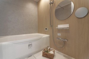 大阪市鶴見区鶴見、マンションの風呂画像です