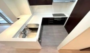 大阪市、マンションのキッチン画像です