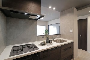 大阪市城東区諏訪、マンションのキッチン画像です