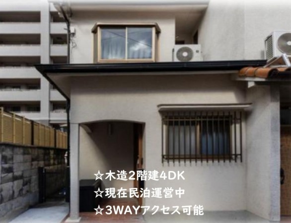 大阪市城東区鴫野西、中古一戸建ての外観画像です