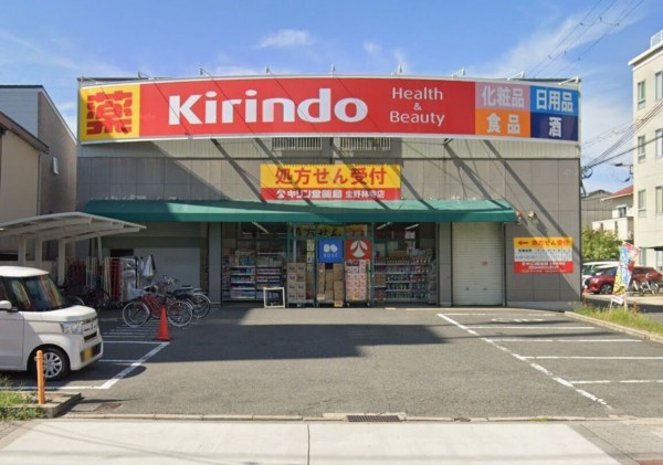 大阪市生野区林寺、中古一戸建てのドラッグストア画像です