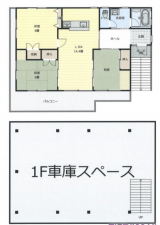 宮崎市大塚町、中古一戸建ての間取り画像です