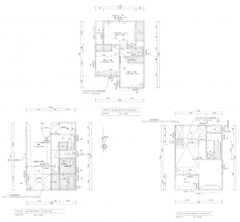 大阪市東成区大今里、中古一戸建ての間取り画像です