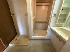 大阪市城東区今福東、マンションの洗面画像です