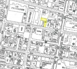 大阪市東成区大今里南、中古一戸建ての地図画像です