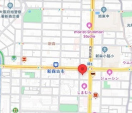 大阪市城東区古市、中古一戸建ての地図画像です