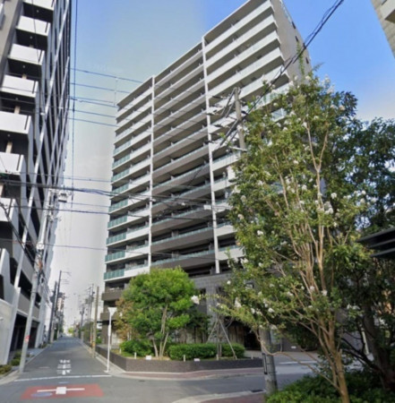 大阪市都島区都島本通、マンションの外観画像です