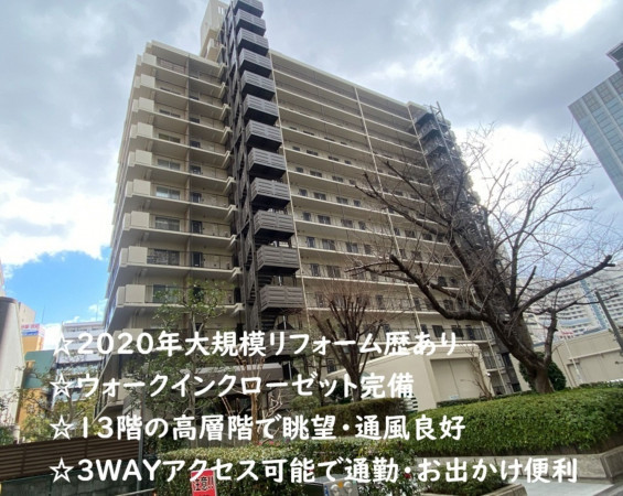 大阪市城東区鴫野西、マンションの外観画像です