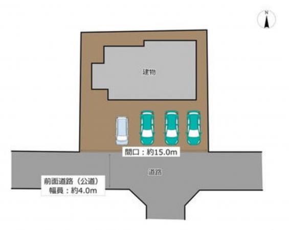 宮崎市月見ケ丘、中古一戸建ての間取り画像です