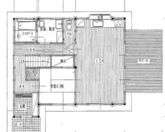 宮崎市清武町今泉、中古一戸建ての間取り画像です