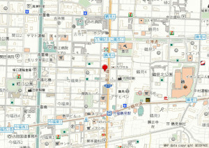 大阪市城東区今福東、マンションの地図画像です
