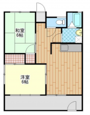宮崎市恒久、土地の間取り画像です