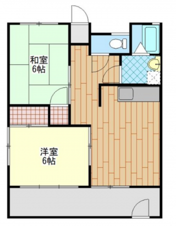 宮崎市恒久、土地の間取り画像です