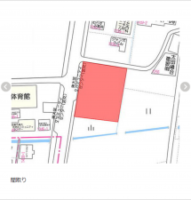 宮崎市村角町、土地の間取り画像です
