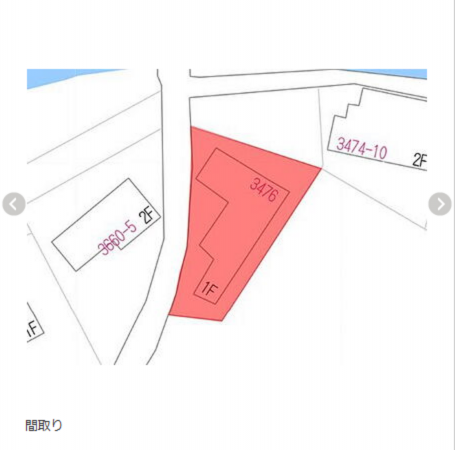 宮崎市清武町今泉、土地の間取り画像です