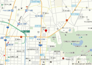 大阪市旭区新森、マンションの地図画像です