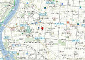 大阪市都島区都島本通、マンションの地図画像です
