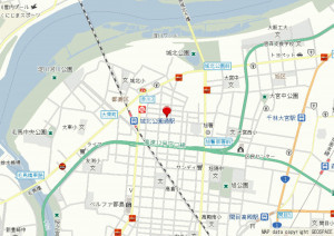 大阪市旭区赤川、中古一戸建ての地図画像です