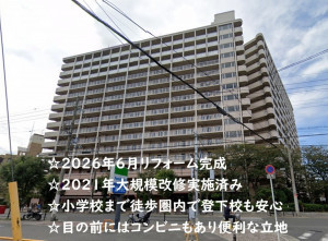 大阪市生野区中川、マンションの外観画像です