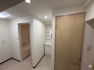 大阪市城東区今福南、中古一戸建ての洗面画像です