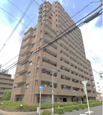 大阪市城東区東中浜、マンションの外観画像です