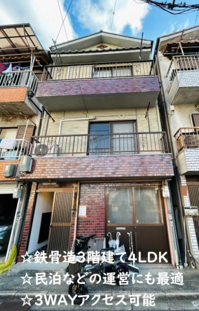 大阪市東成区玉津、中古一戸建ての外観画像です