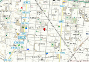 大阪市都島区御幸町、中古一戸建ての地図画像です